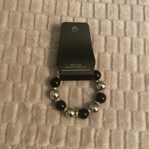 Black And Silver Bracelet